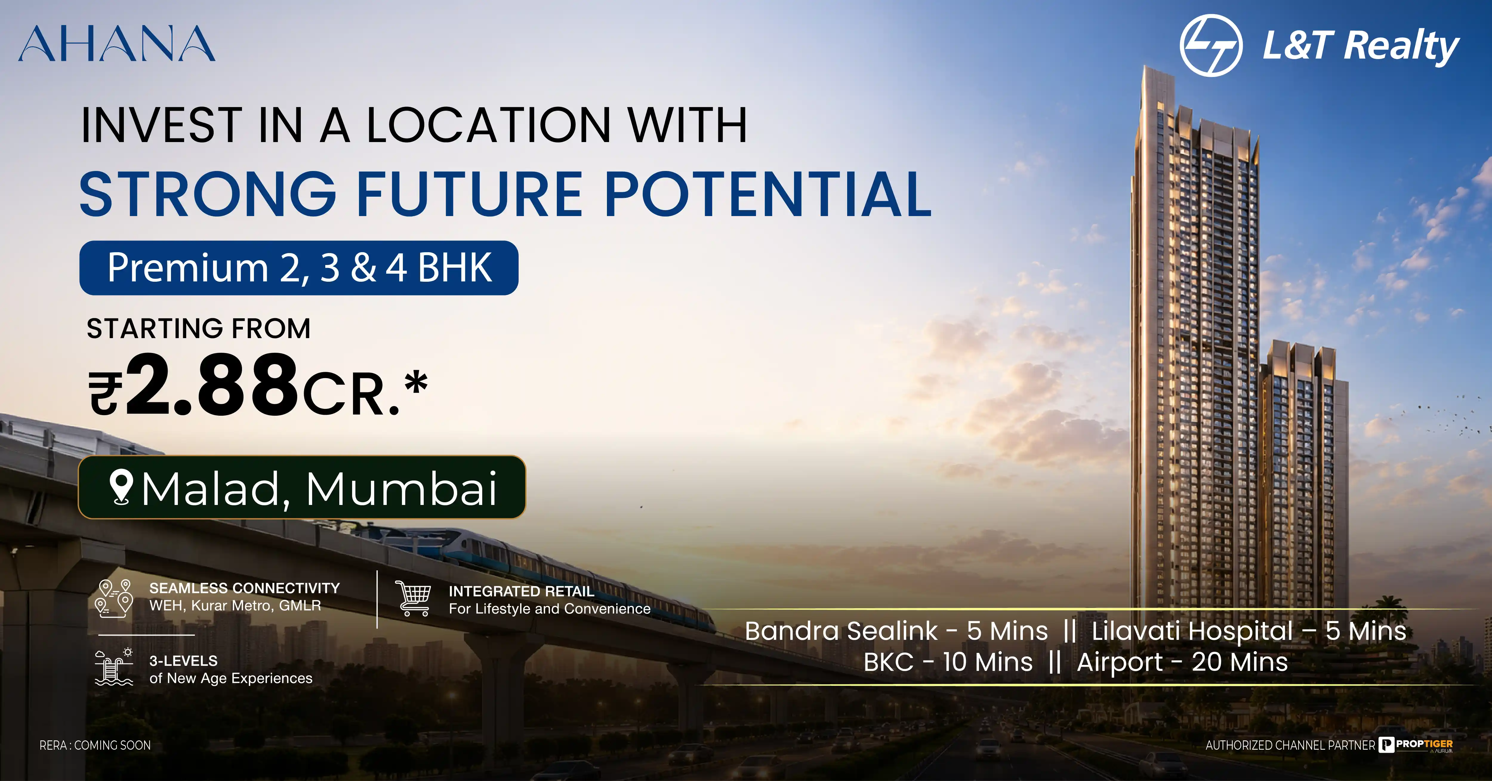 L&T AHANA Desktop Banner