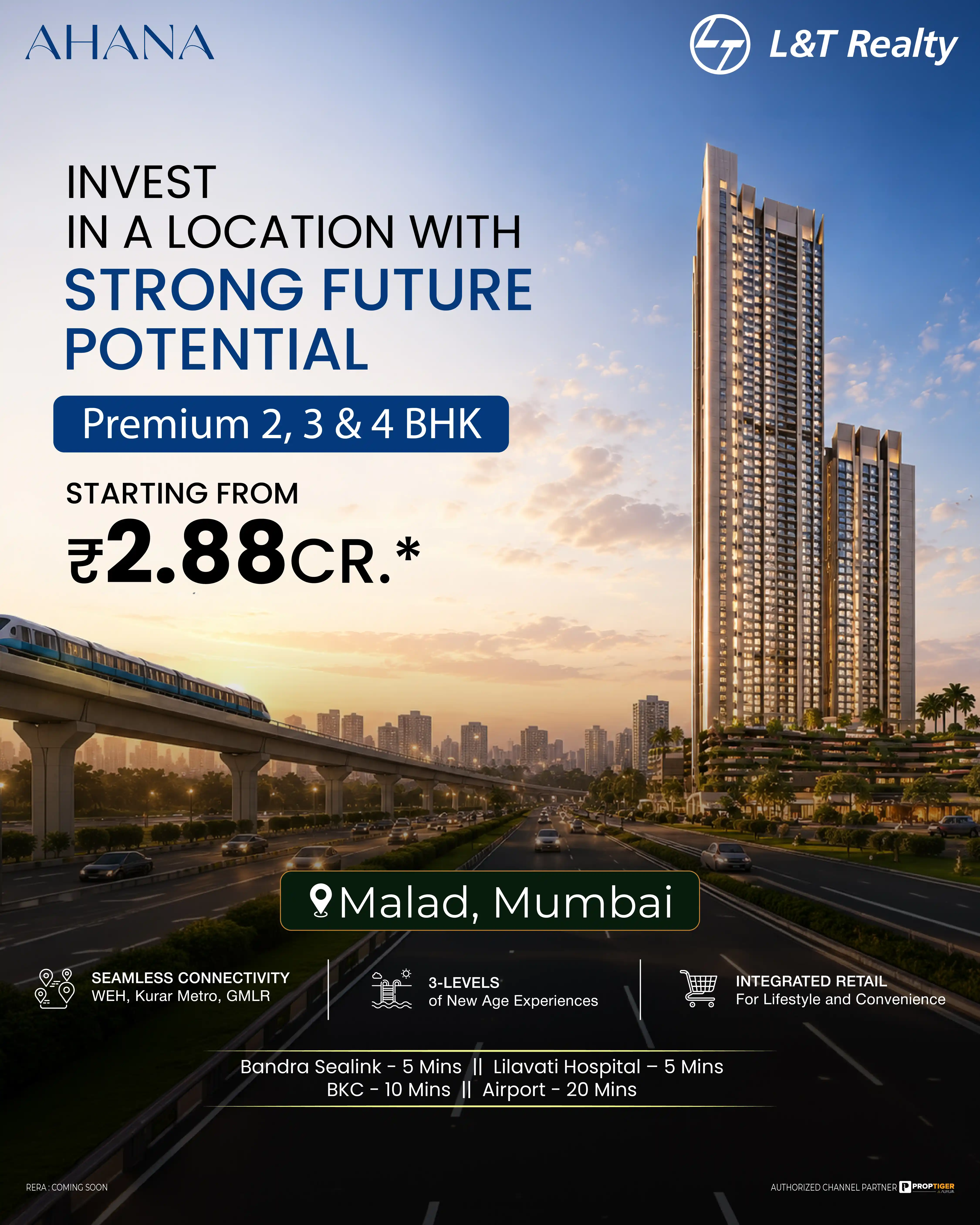 L&T AHANA Mobile Banner